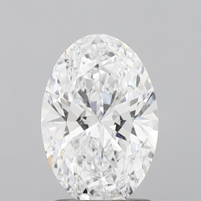 1.38 ct. oval Lab Grown Diamond front image