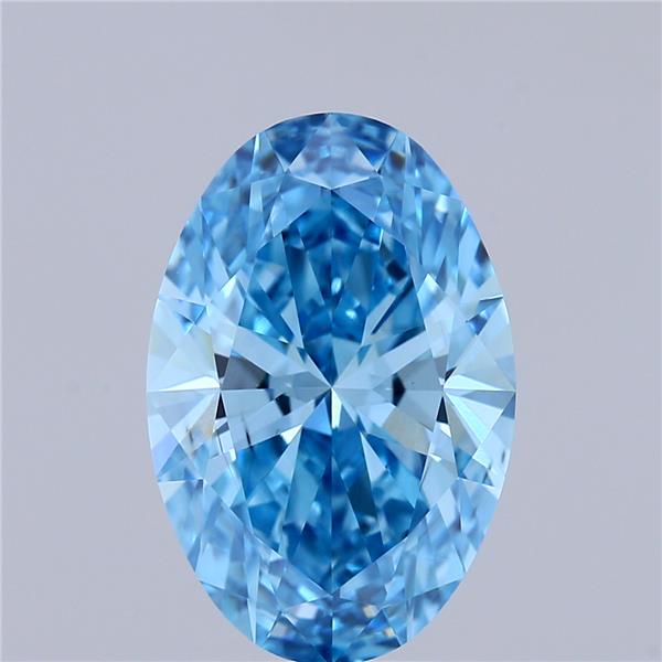 2.65 ct. oval Lab Grown Diamond front image