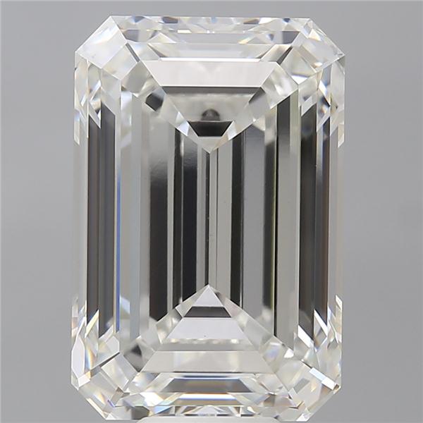 12.51 ct. emerald Lab Grown Diamond front image