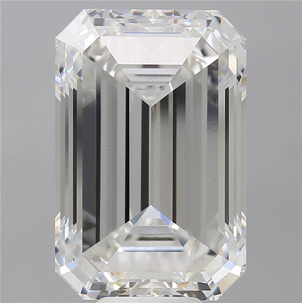 12.09 ct. emerald Lab Grown Diamond front image