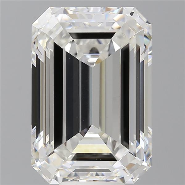 11.60 ct. emerald Lab Grown Diamond front image