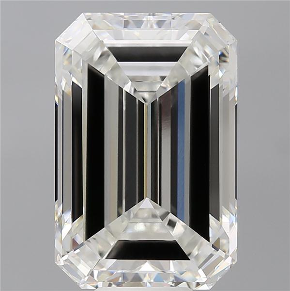 11.52 ct. emerald Lab Grown Diamond front image