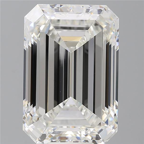 12.54 ct. emerald Lab Grown Diamond front image