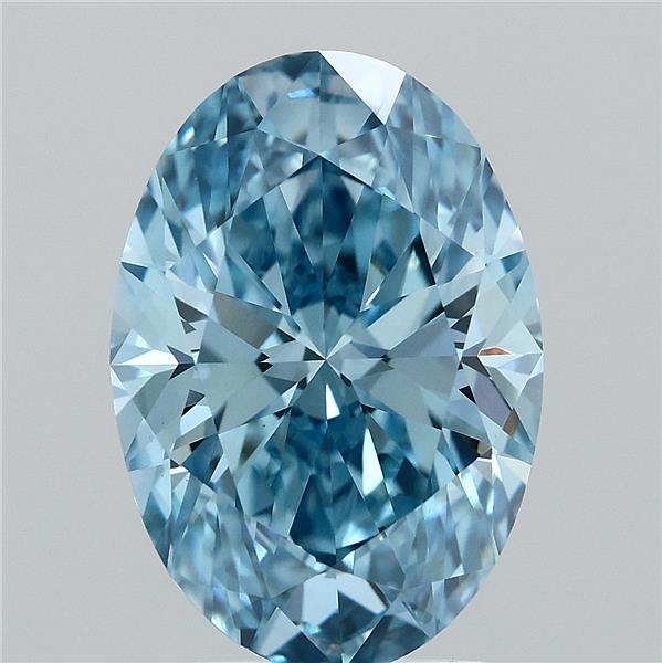 3.10 ct. oval Lab Grown Diamond front image