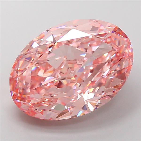 14.02 ct. oval Lab Grown Diamond front image