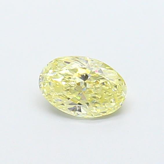 Actual 0.29 carat S Oval lab-grown diamond