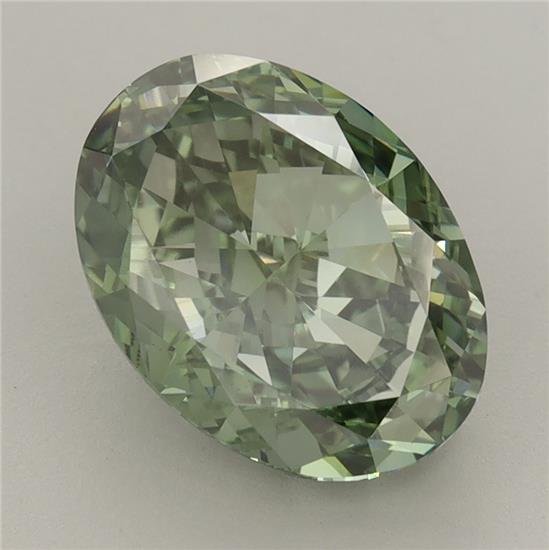4.06 ct. oval Lab Grown Diamond front image