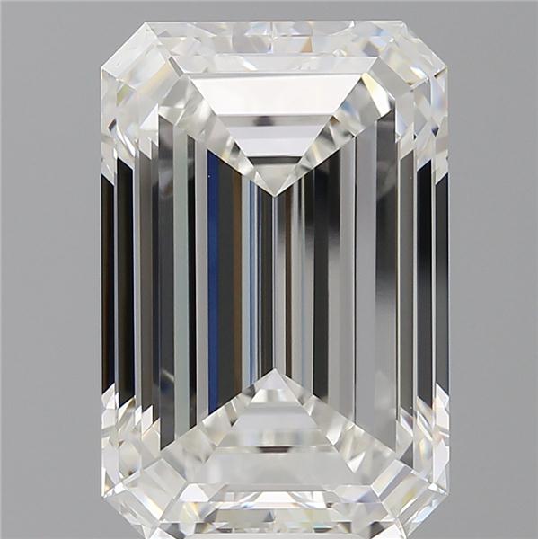 12.04 ct. emerald Lab Grown Diamond front image