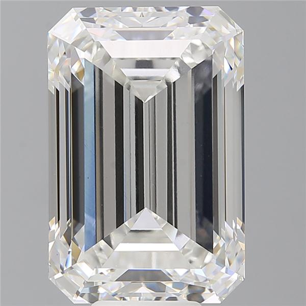 11.51 ct. emerald Lab Grown Diamond front image
