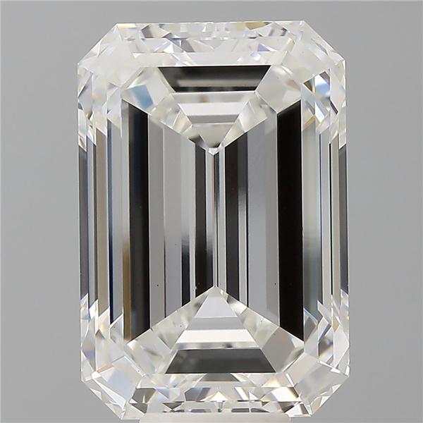 11.52 ct. emerald Lab Grown Diamond front image