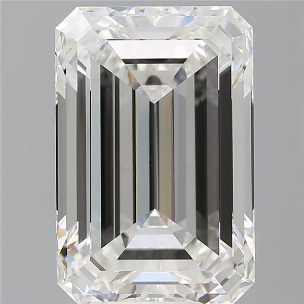 12.09 ct. emerald Lab Grown Diamond front image