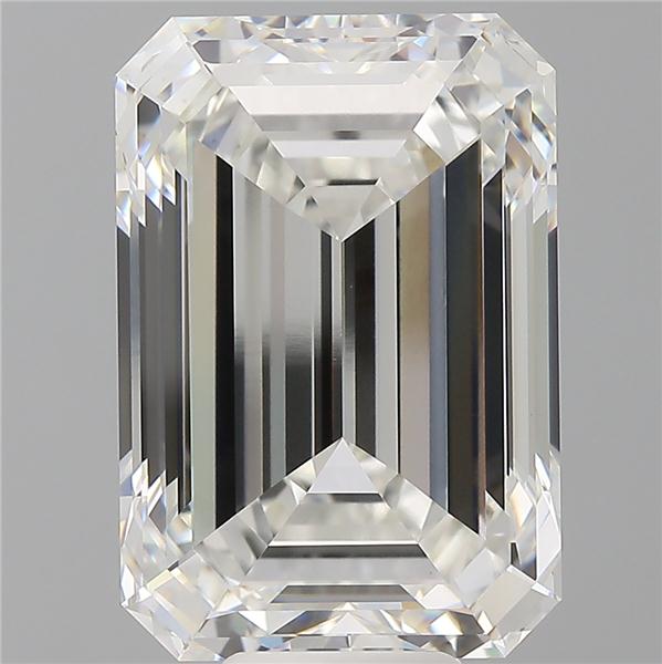 12.54 ct. emerald Lab Grown Diamond front image