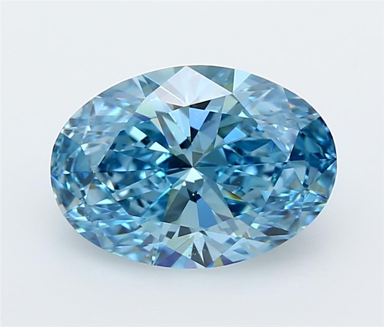 3.20 ct. oval Lab Grown Diamond front image