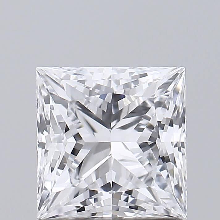 1.74 ct. princess Lab Grown Diamond front image