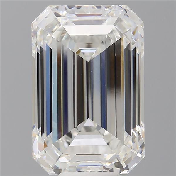 12.57 ct. emerald Lab Grown Diamond front image