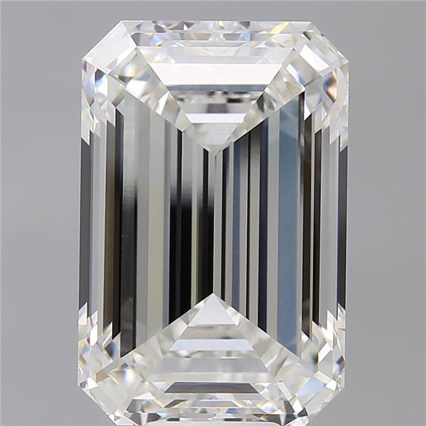 12.53 ct. emerald Lab Grown Diamond front image