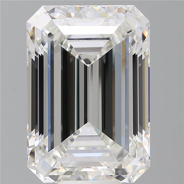 12.53 ct. emerald Lab Grown Diamond front image