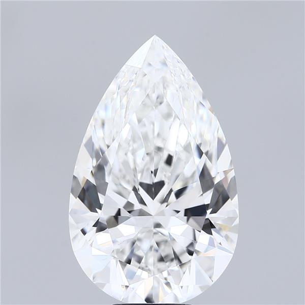 8.01 ct. pear Lab Grown Diamond front image