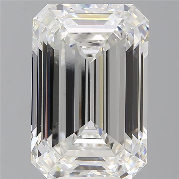 10.01 ct. emerald Lab Grown Diamond front image