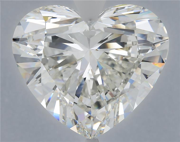 42.16 ct. heart Lab Grown Diamond front image