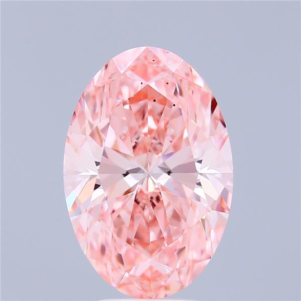 5.03 ct. oval Lab Grown Diamond front image