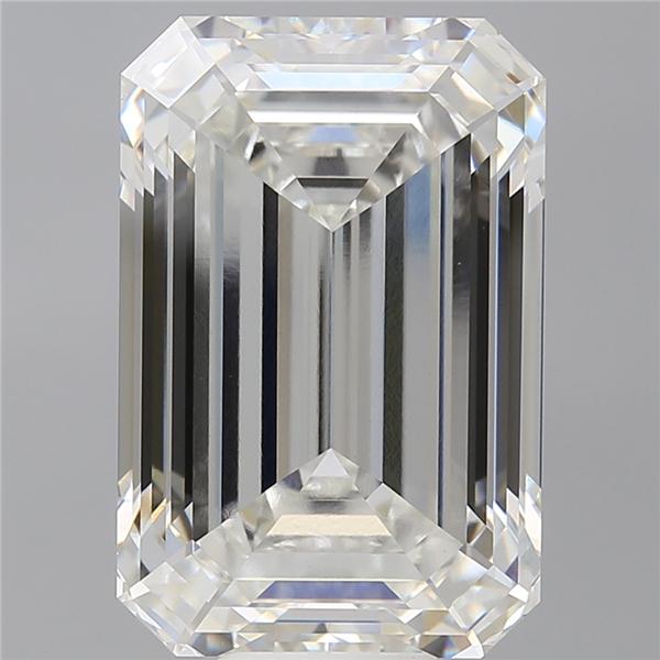 12.60 ct. emerald Lab Grown Diamond front image