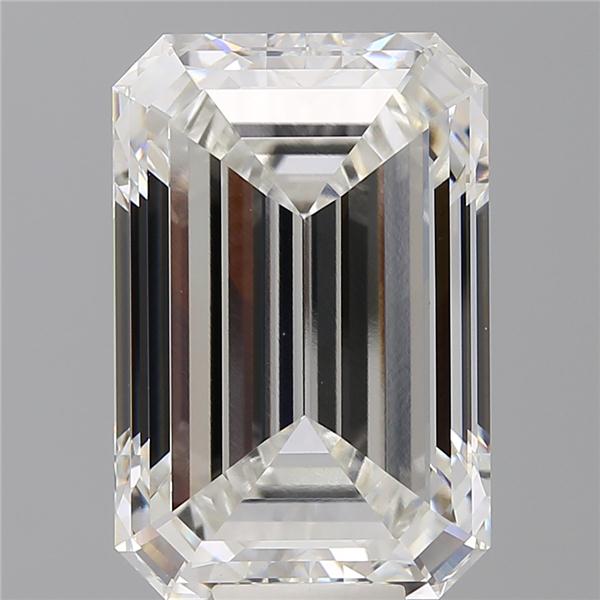 12.55 ct. emerald Lab Grown Diamond front image