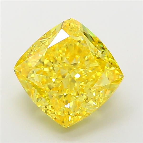 6.38 ct. cushion Lab Grown Diamond front image