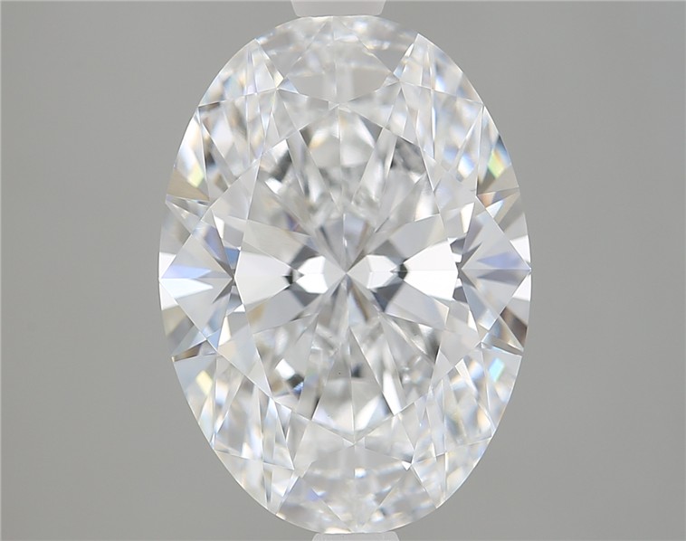 3.30 ct. oval Lab Grown Diamond front image