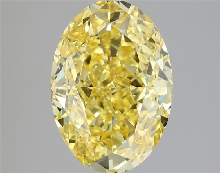 4.07 ct. oval Lab Grown Diamond front image