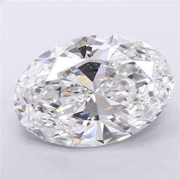 15.08 carat f VS2 EX Cut IGI oval diamond