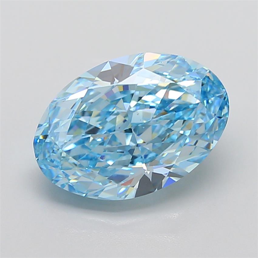 8.03 ct. oval Lab Grown Diamond front image