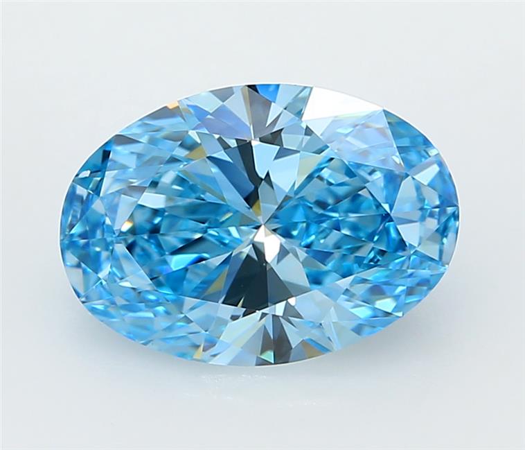 3.03 ct. oval Lab Grown Diamond front image
