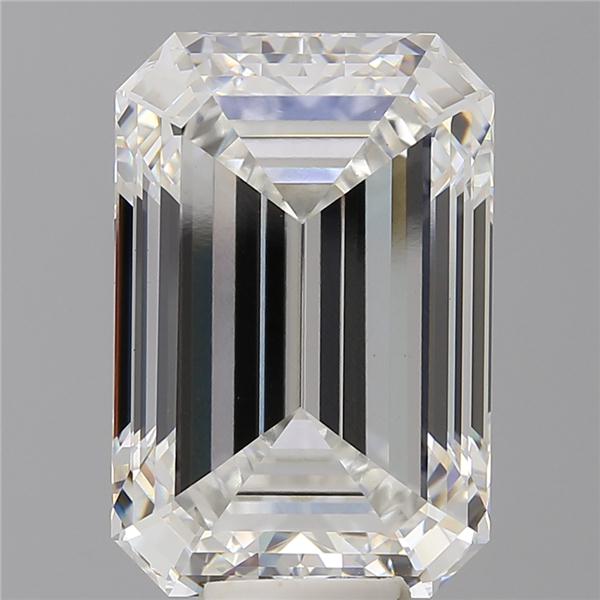 12.57 ct. emerald Lab Grown Diamond front image