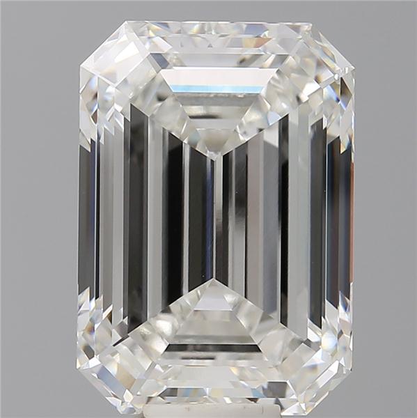 12.09 ct. emerald Lab Grown Diamond front image