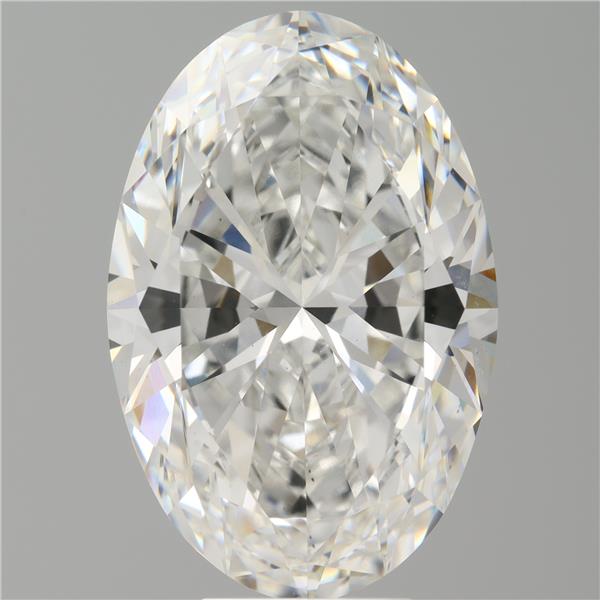 7.60 ct. oval Lab Grown Diamond front image