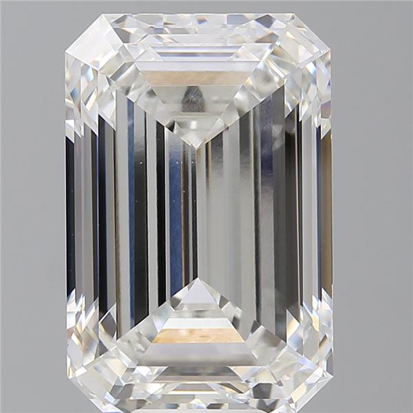 12.60 ct. emerald Lab Grown Diamond front image