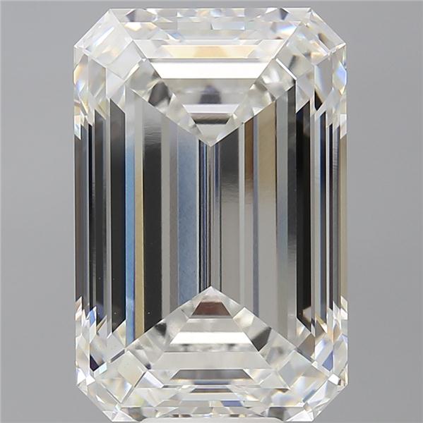 12.59 ct. emerald Lab Grown Diamond front image