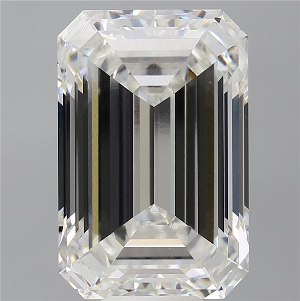 12.59 ct. emerald Lab Grown Diamond front image