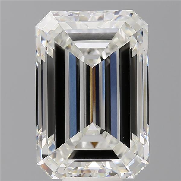 12.59 ct. emerald Lab Grown Diamond front image
