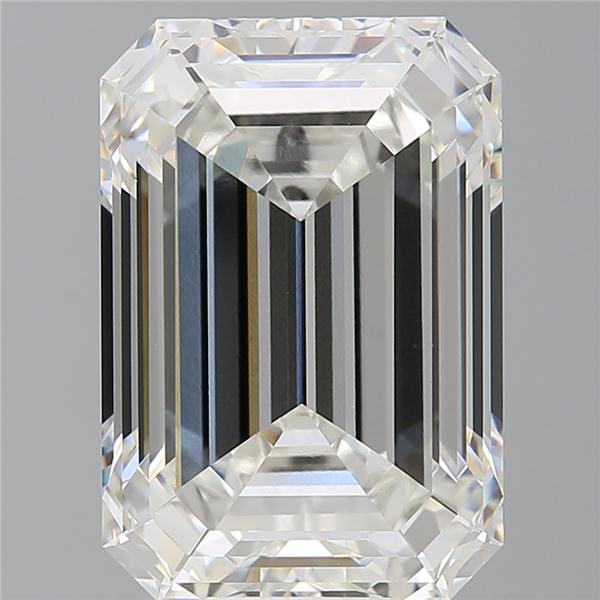 12.59 ct. emerald Lab Grown Diamond front image