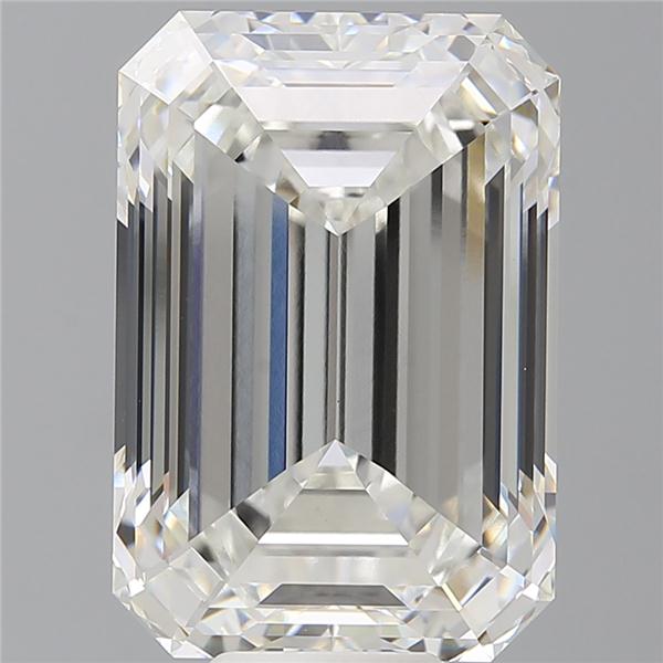 12.58 ct. emerald Lab Grown Diamond front image