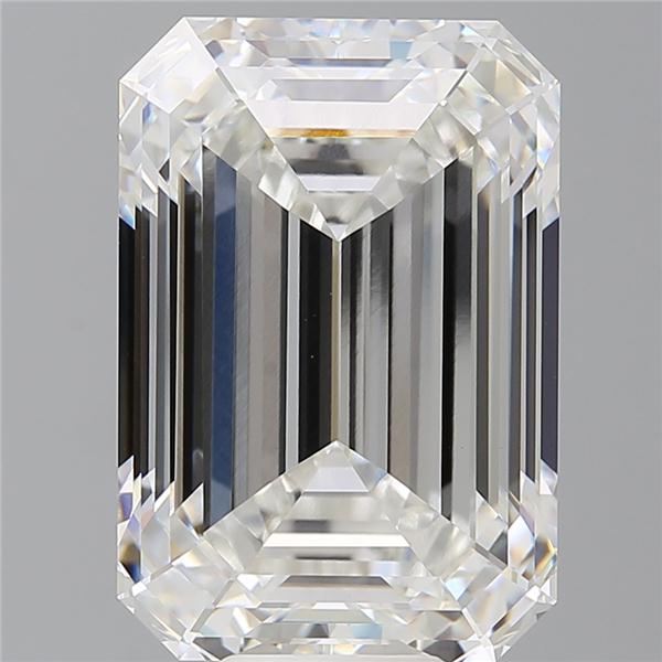 12.60 ct. emerald Lab Grown Diamond front image