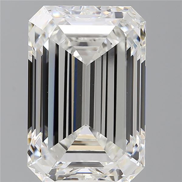 11.44 ct. emerald Lab Grown Diamond front image