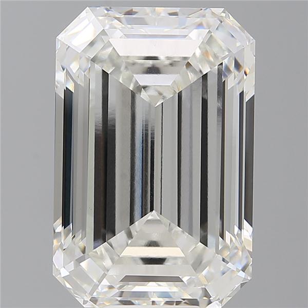 12.58 ct. emerald Lab Grown Diamond front image