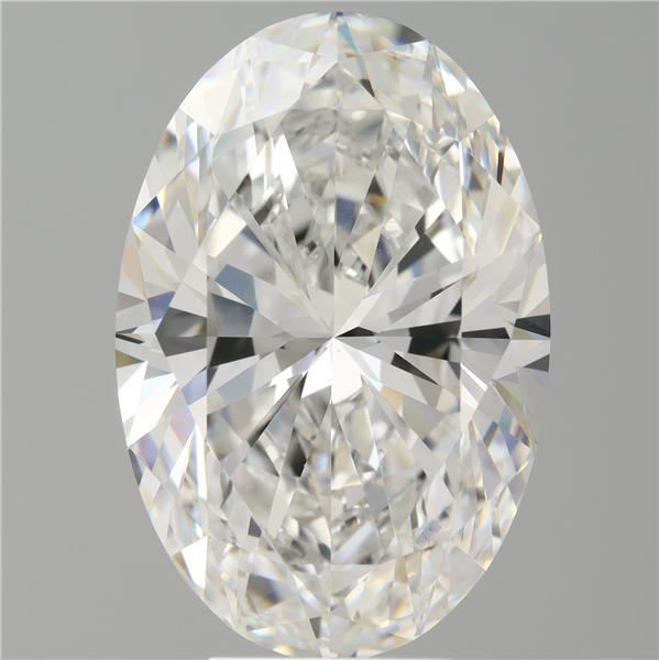 7.04 ct. oval Lab Grown Diamond front image