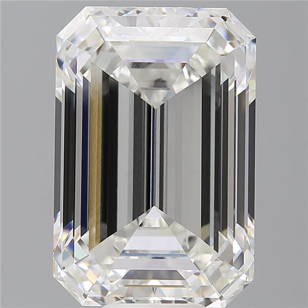 12.54 ct. emerald Lab Grown Diamond front image