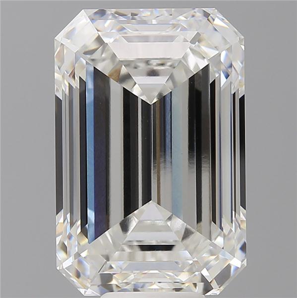 12.59 ct. emerald Lab Grown Diamond front image