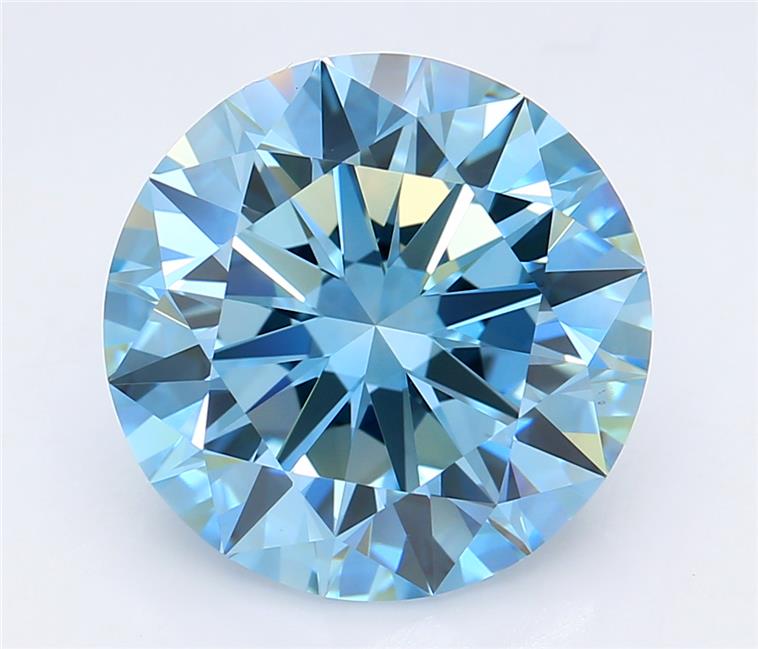 6.02 ct. round Lab Grown Diamond front image