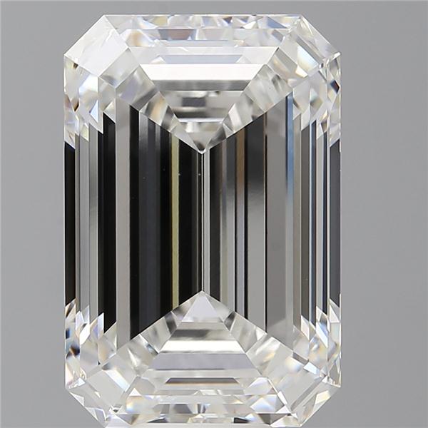 12.60 ct. emerald Lab Grown Diamond front image